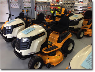Lawn Tractors, Snow Blowers, Trimmers, Chain Saws...
